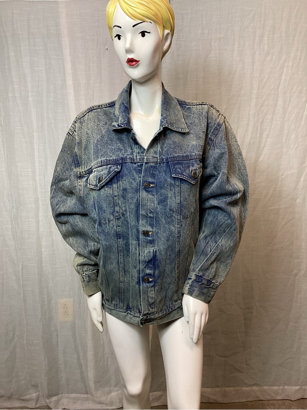 Vintage Elvis Presley 80s Jailhouse Rock Liberty Flyer Denim Jacket; Size: M